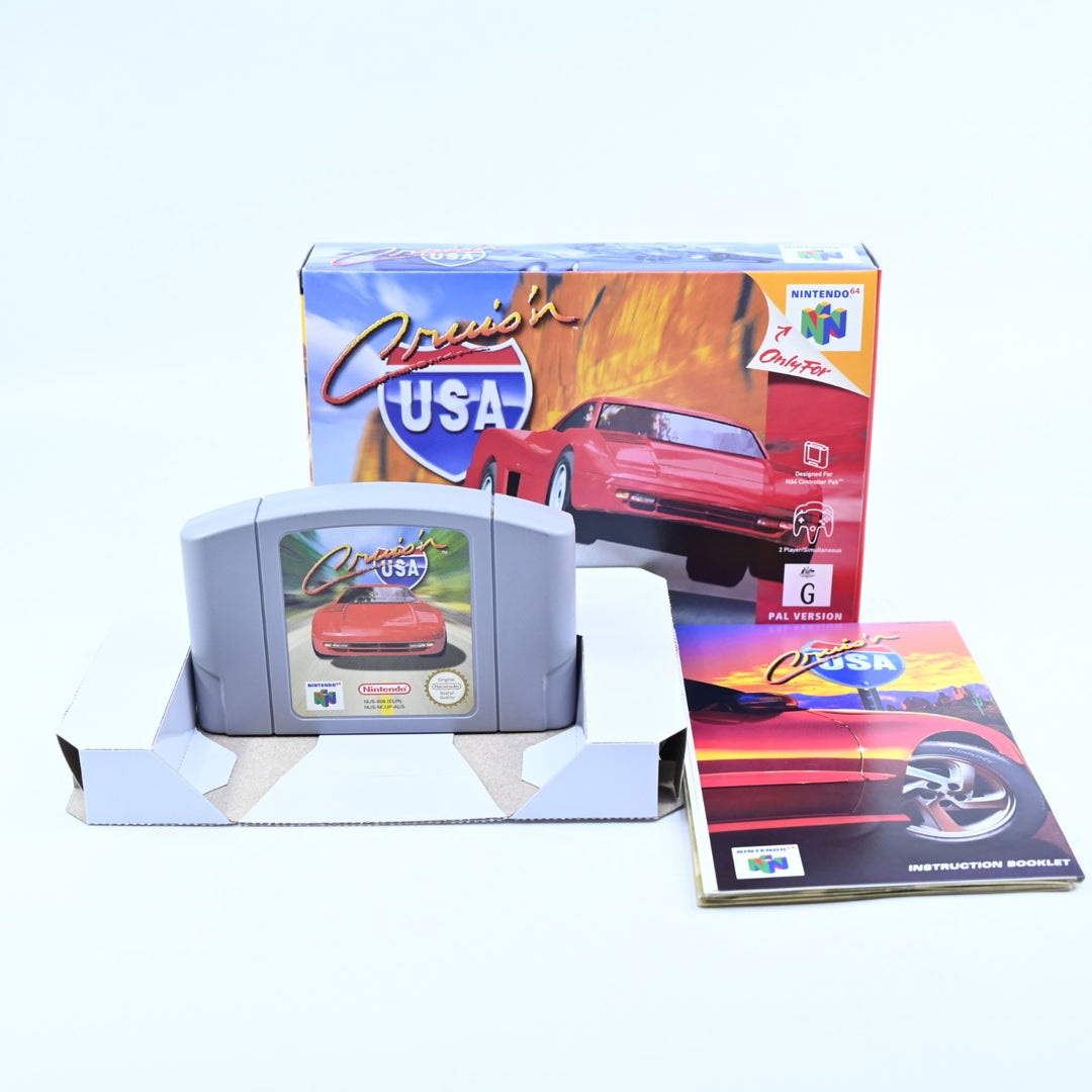 Cruis'n USA - N64 / Nintendo 64 Boxed Game - PAL - FREE POST!