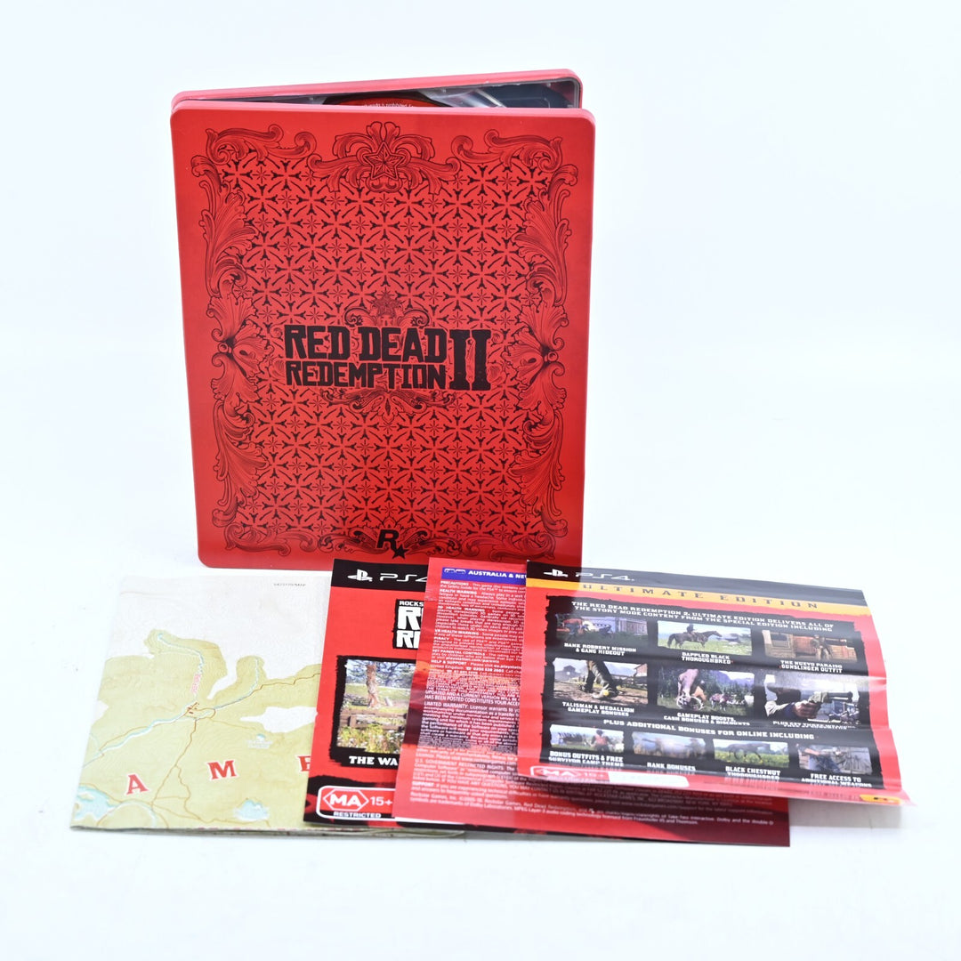 SEALED Red Dead Redemption II Collector's Box + Special Edition Game - Sony PS4