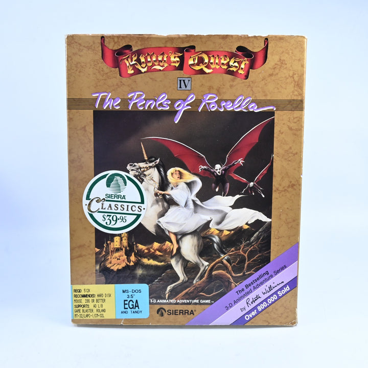 Kings Quest IV: The Perils of Roselle - IBM Tandy Game/ MS-DOS Game / PC Game