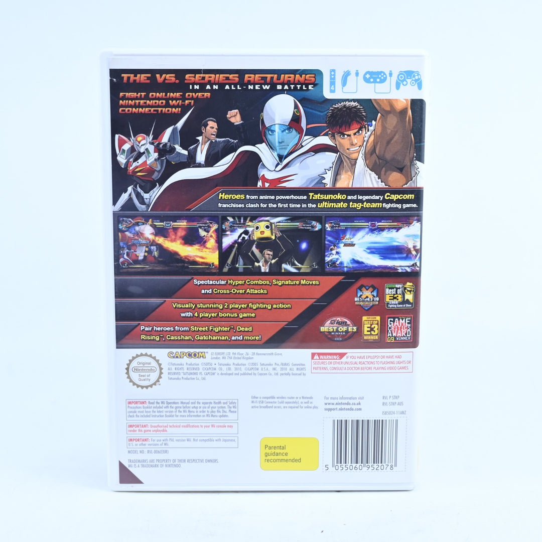 Tatsunoko Vs. Capcom: Ultimate All-Stars - Nintendo Wii Game + Manual - PAL
