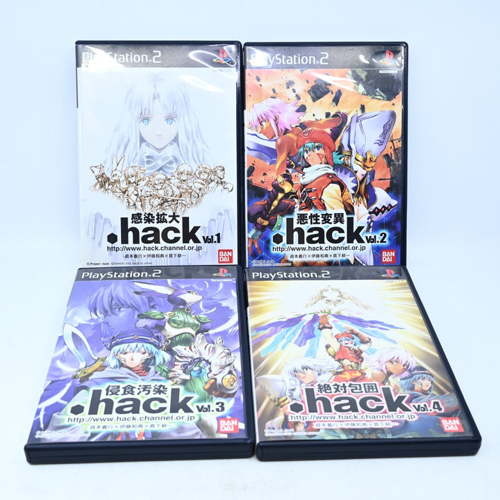 Dot .hack//G.U Vol. 1, 2, 3 & 4 - Sony Playstation 2 /PS2 Game + Manual - NTSC-J