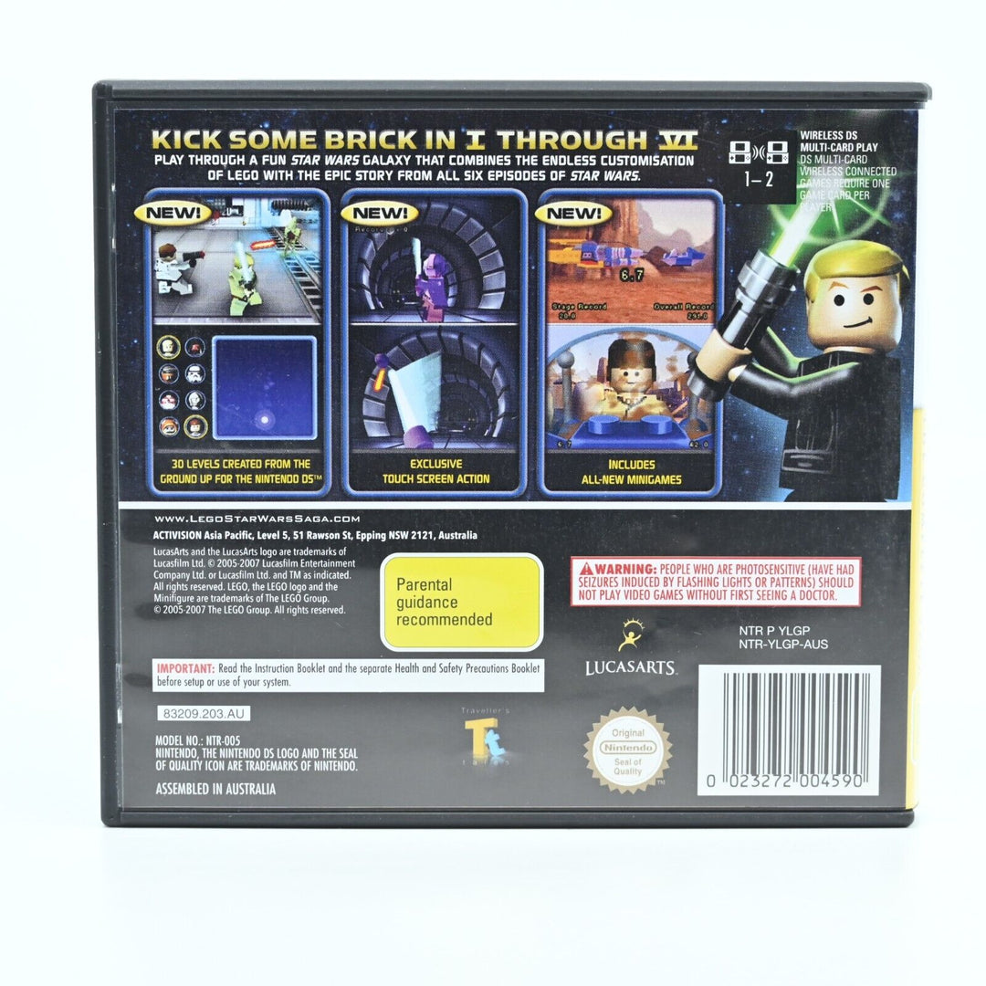 Lego Star Wars: The Complete Saga - Nintendo DS Game + Manual - PAL - FREE POST!