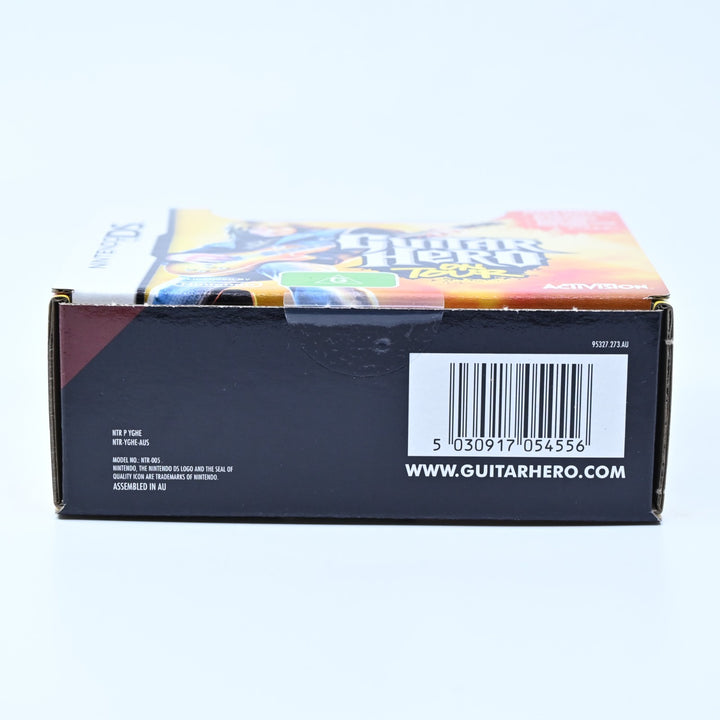 UNUSED! Special Edition Guitar Hero - Nintendo DS Lite Boxed Console - AUS PAL