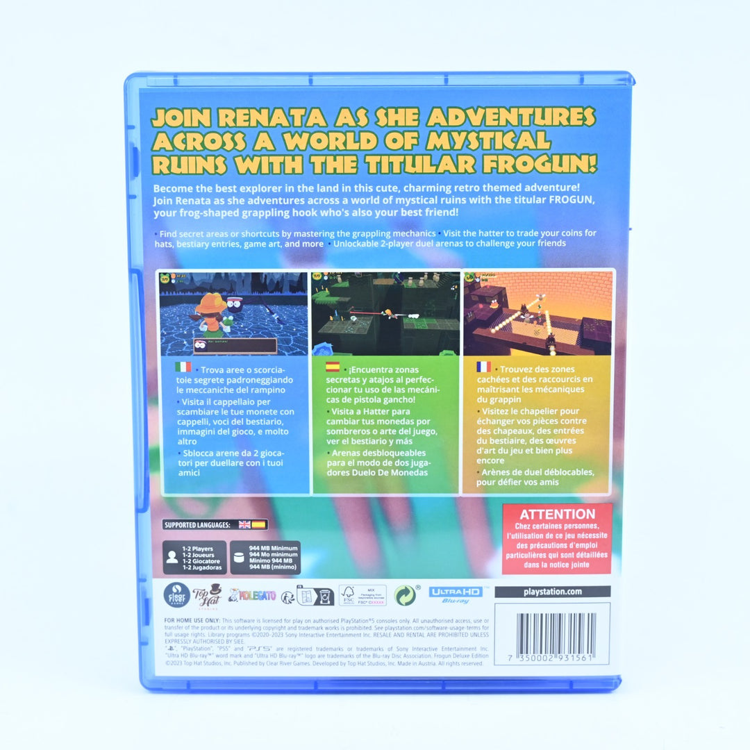 Frogun: Deluxe Edition - Sony Playstation 5 / PS5 Game - MINT DISC!