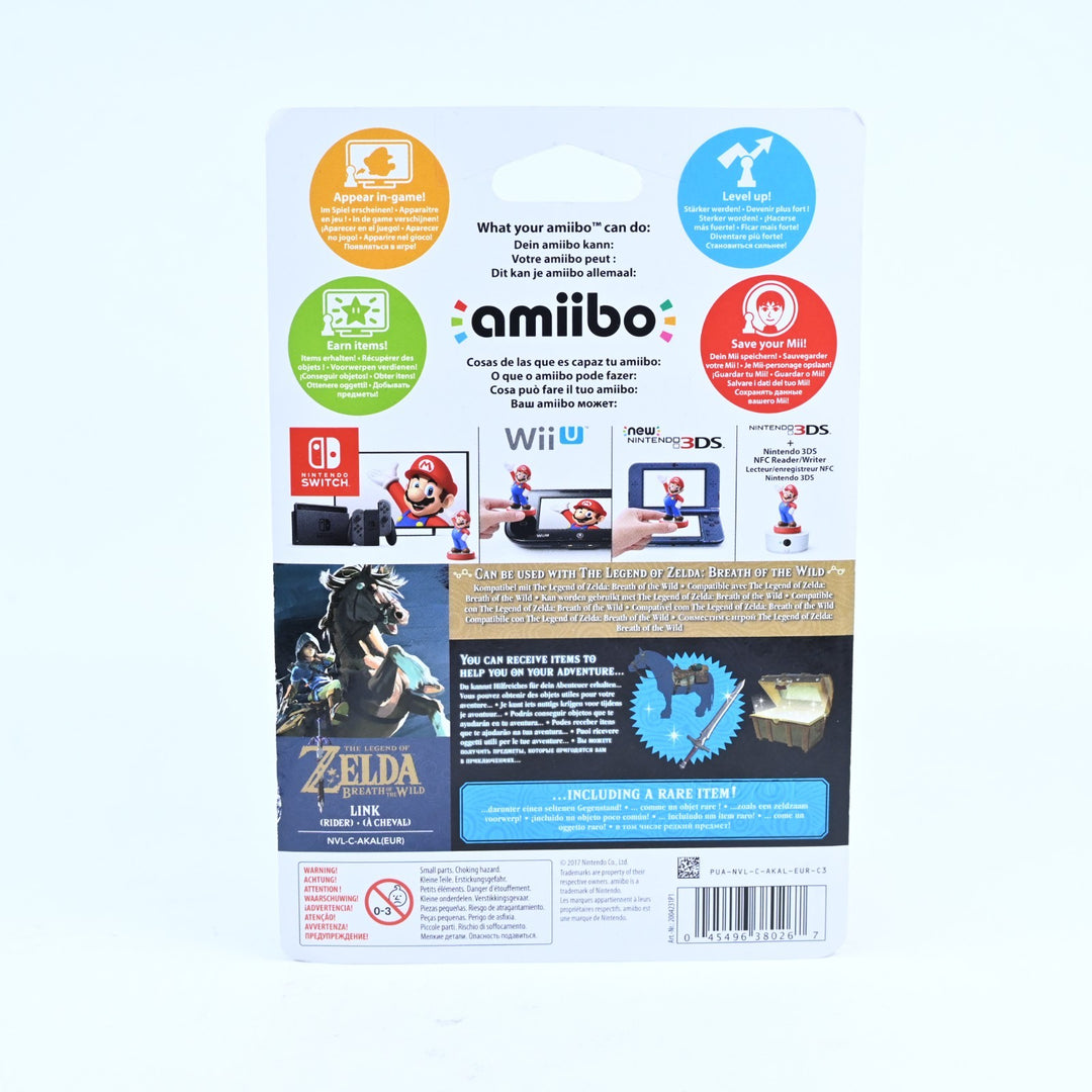SEALED! Link [Rider] Amiibo - The Legend of Zelda: Breath of the Wild - Toy