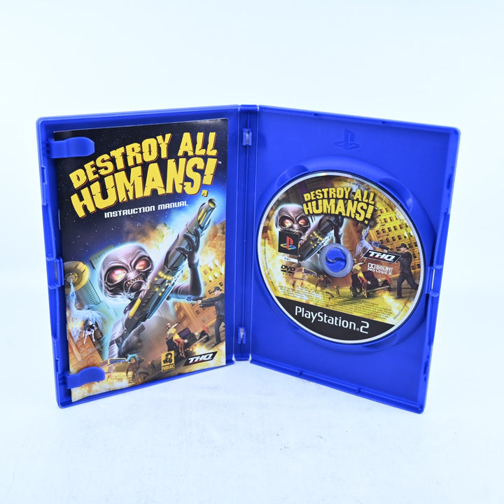 Destroy All Humans! - Sony Playstation 2 / PS2 Game + Manual - PAL