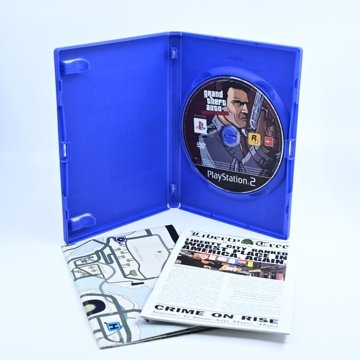 Grand Theft Auto Liberty City Stories - PS2 Game + Manual + Map - PAL