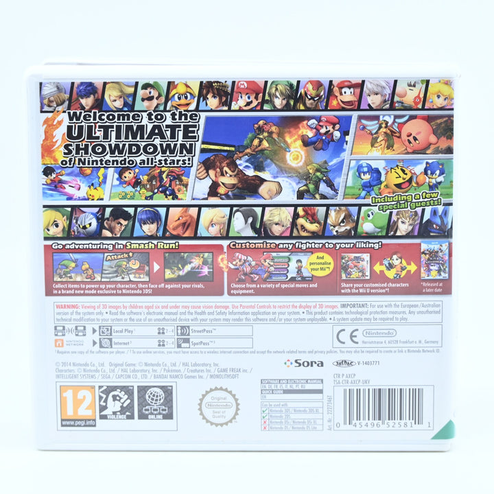 Super Smash Bros. for Nintendo 3DS - Nintendo 3DS Game - PAL - FREE POST!
