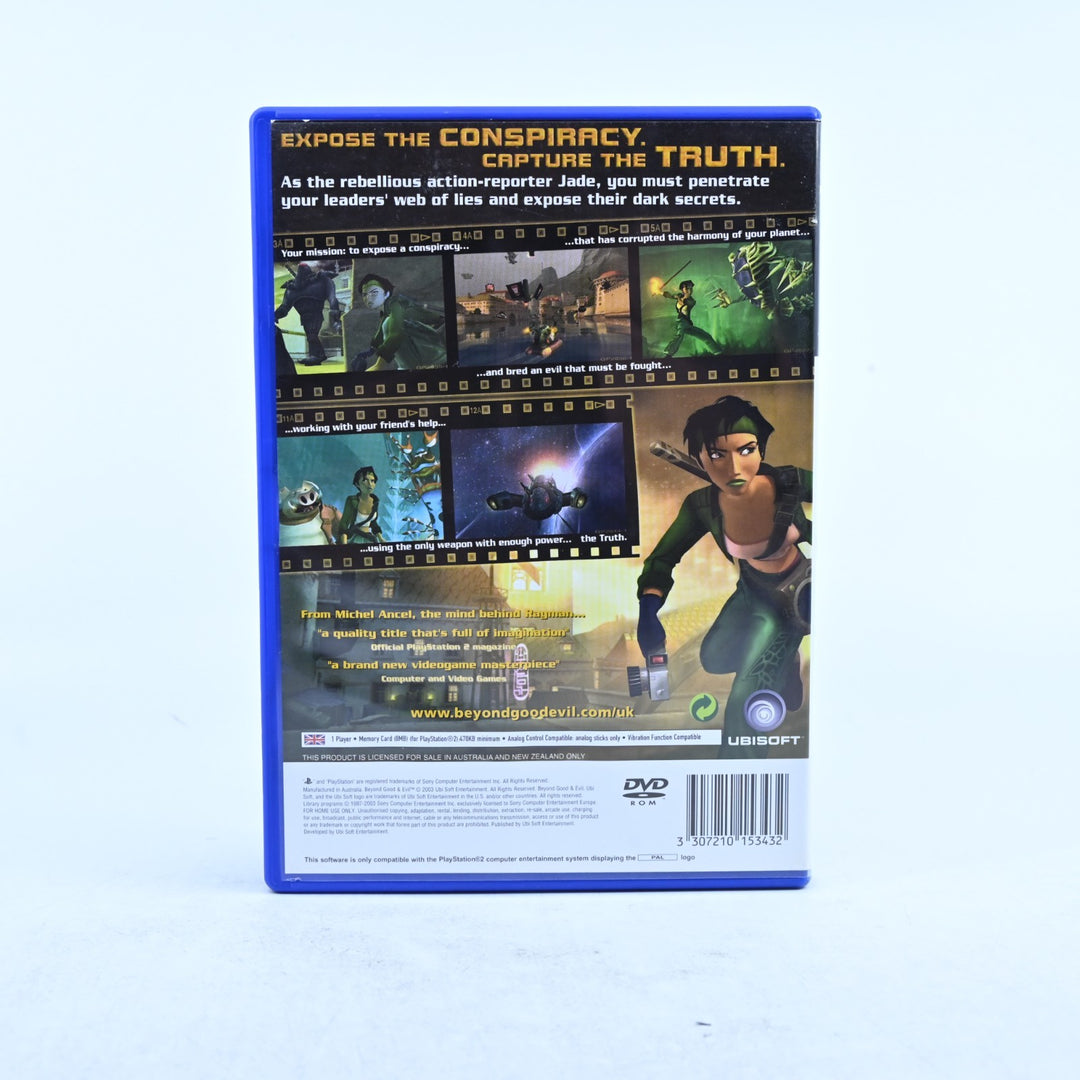 Beyond Good & Evil - Sony Playstation 2 / PS2 Game + Manual - PAL - MINT DISC!