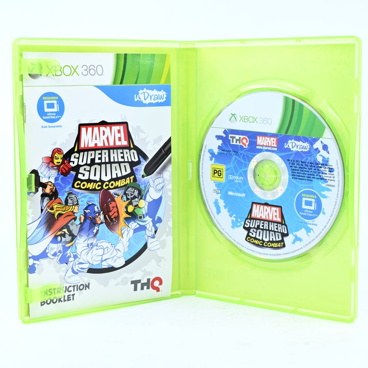U Draw Marvel Super Hero Squad Comic Combat - Xbox 360 Game + Manual - PAL