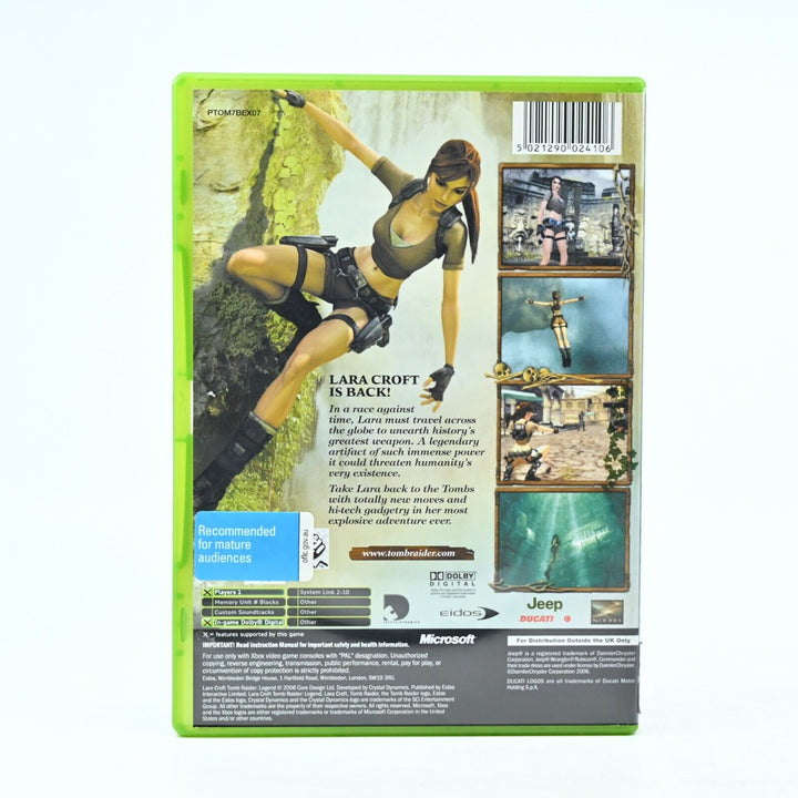 Lara Croft Tomb Raider: Legend - Original Xbox Game + Manual - PAL - MINT DISC!