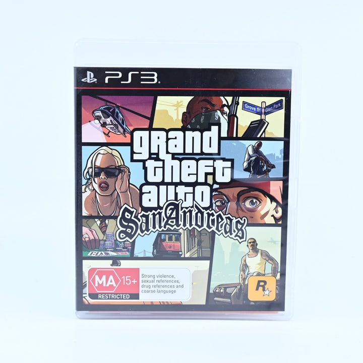 Grand Theft Auto: San Andreas - Sony Playstation 3 / PS3 Game + Manual - No Map
