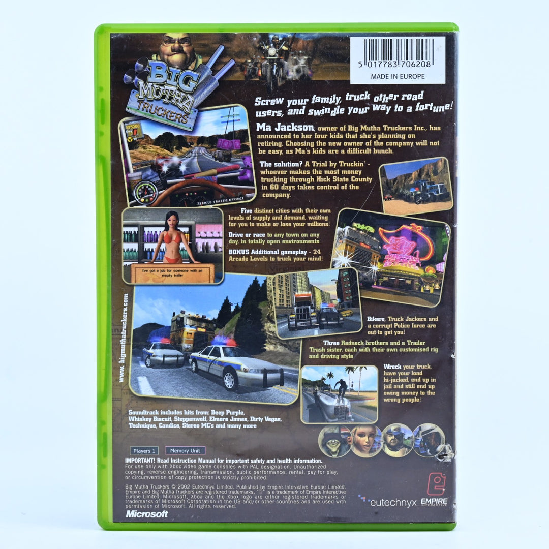 Big Mutha Truckers - Original Xbox Game + Manual - PAL - MINT DISC!