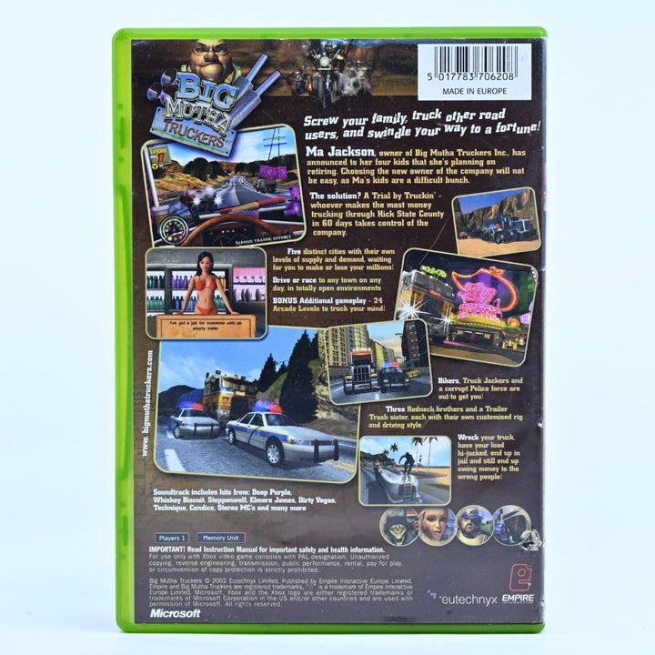 Big Mutha Truckers - Original Xbox Game + Manual - PAL - MINT DISC!