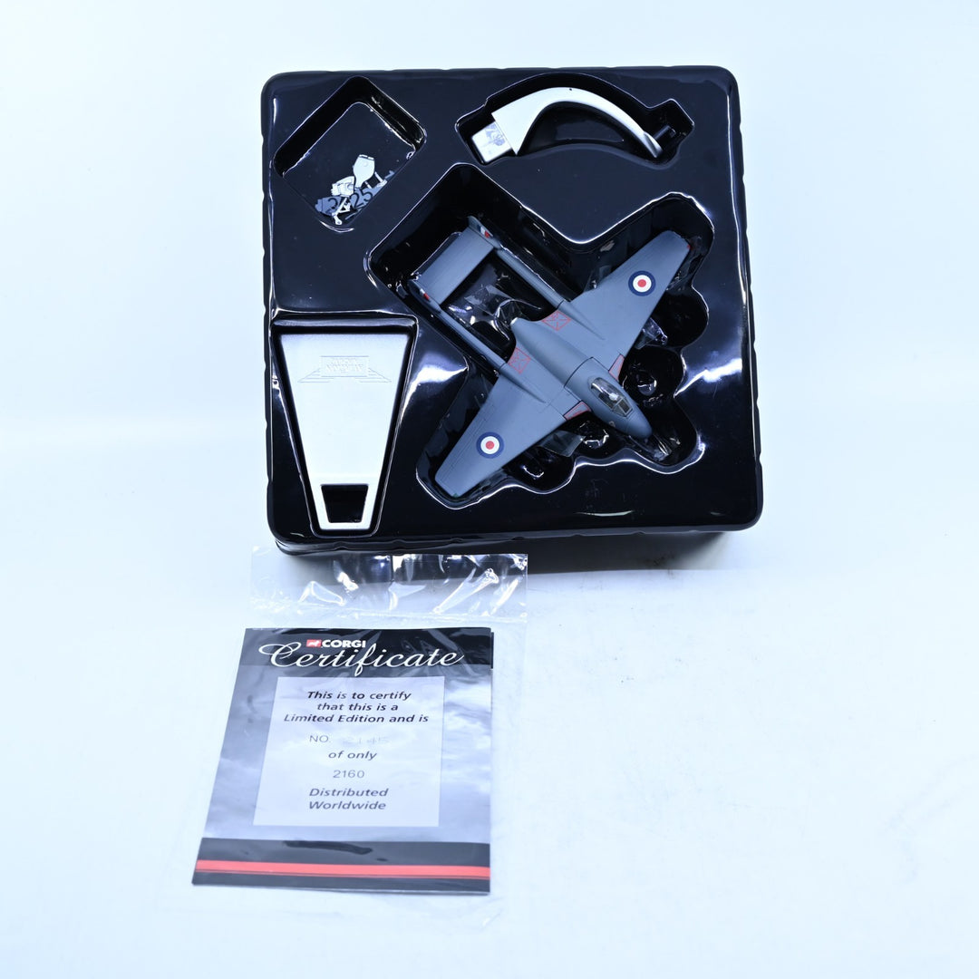 Corgi Aviation 1:72 De Havilland Vampire FB.5 112SQN RAF Fassberg AA37303 Plane