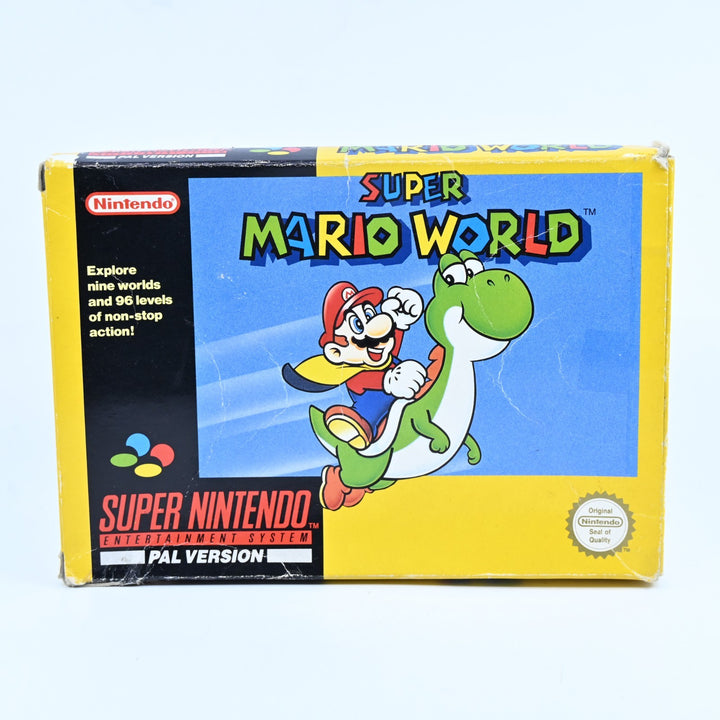 Super Mario World - Super Nintendo / SNES Boxed Game - PAL - FREE POST!