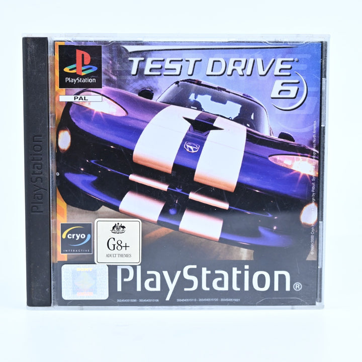Test Drive 6 - Sony Playstation 1 / PS1 Game + Manual - PAL - MINT DISC!