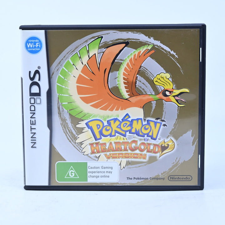 Pokemon HeartGold - Nintendo DS Game Boxed + PokeWalker + Manual Heart Gold