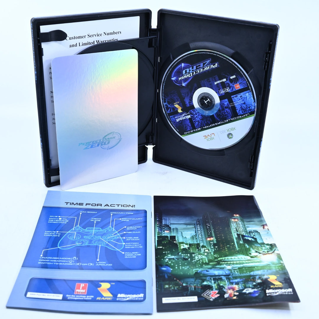 Perfect Dark Zero: Limited Collectors Edition - Xbox 360 Game + Manual - PAL
