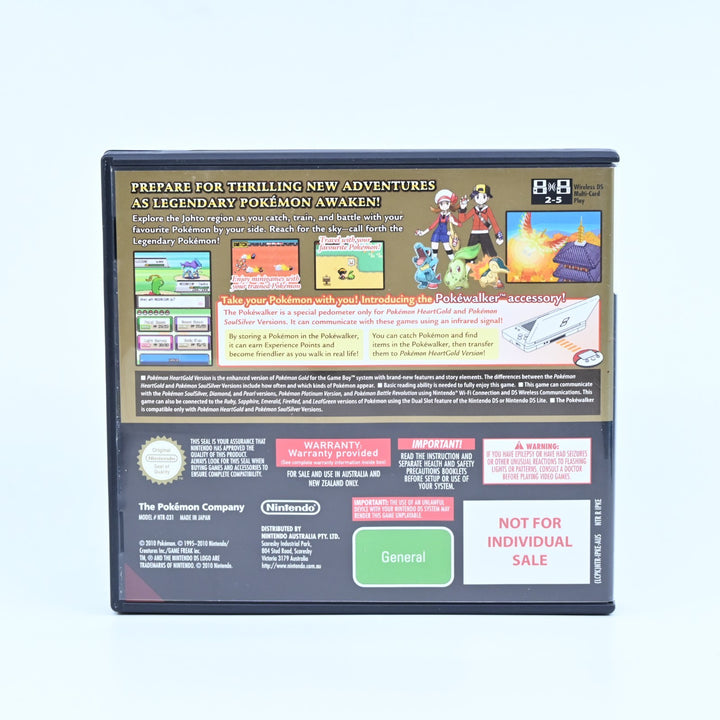 Pokemon HeartGold - Nintendo DS Game - AUS PAL + Manual - Heart Gold