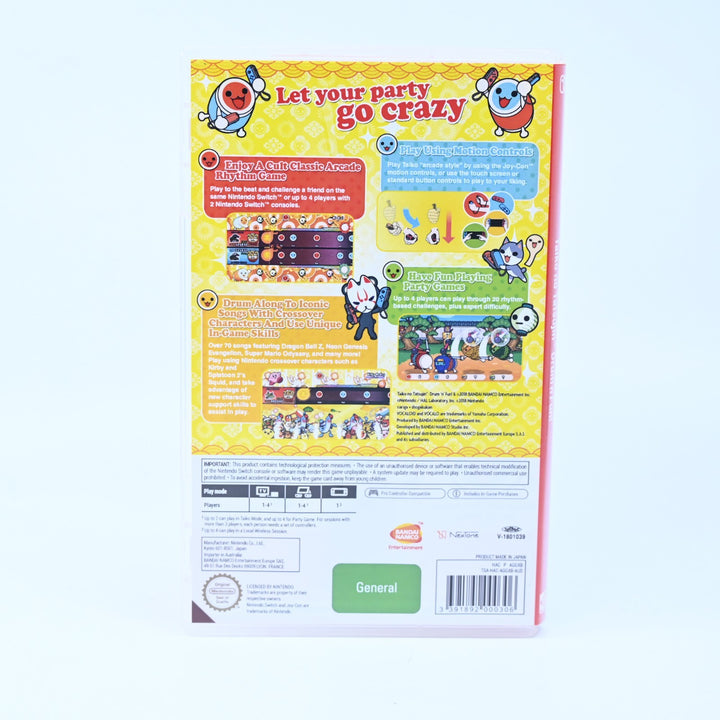 Taiko no Tatsujin: Drum 'n' Fun! - Nintendo Switch Game - FREE POST!