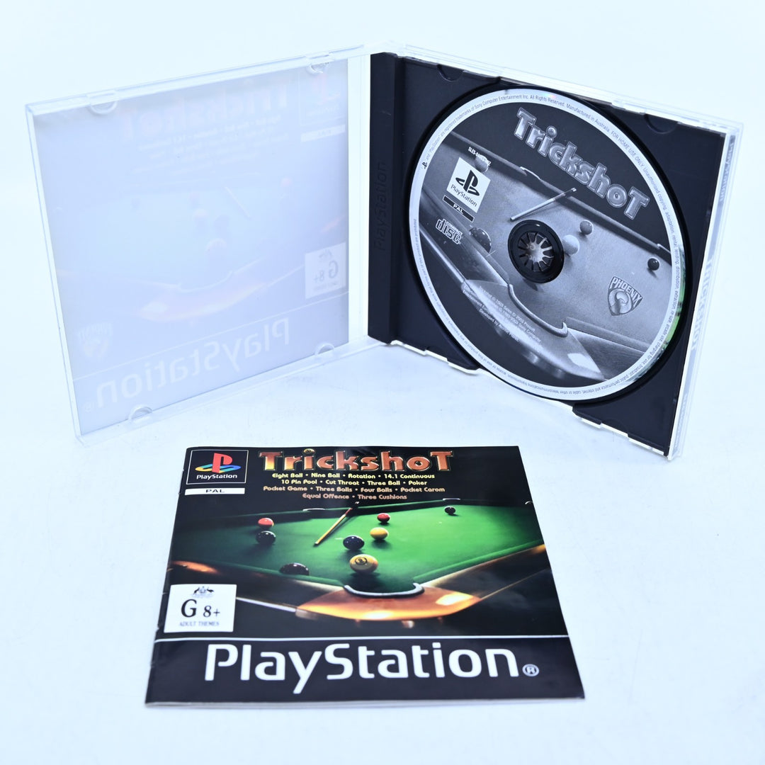 Trickshot - Sony Playstation 1 / PS1 Game + Manual - PAL - MINT DISC!