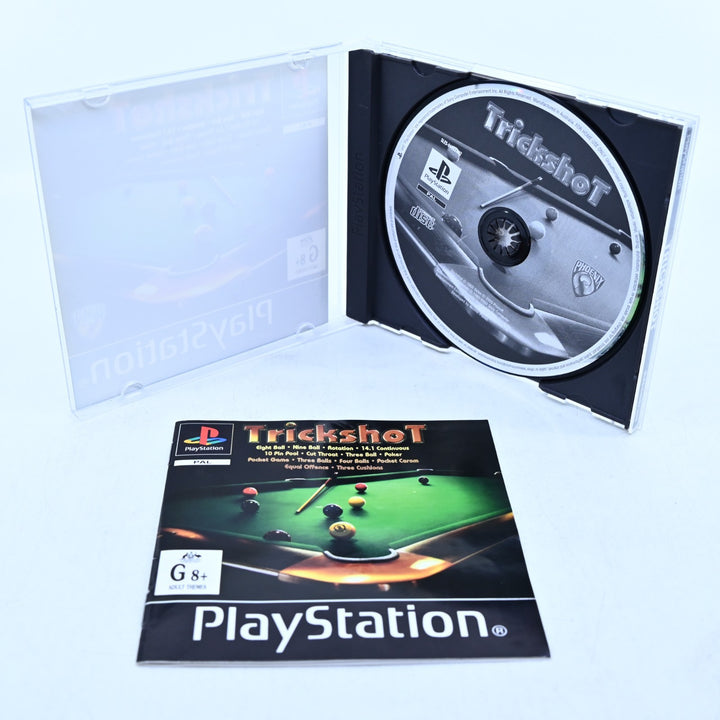 Trickshot - Sony Playstation 1 / PS1 Game + Manual - PAL - MINT DISC!