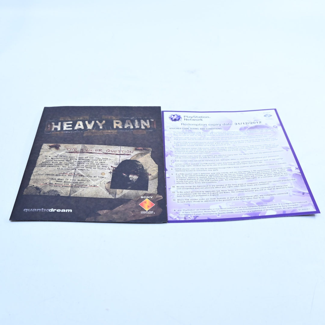 Heavy Rain - Special Edition - Sony Playstation 3 / PS3 Game - MINT DISC!