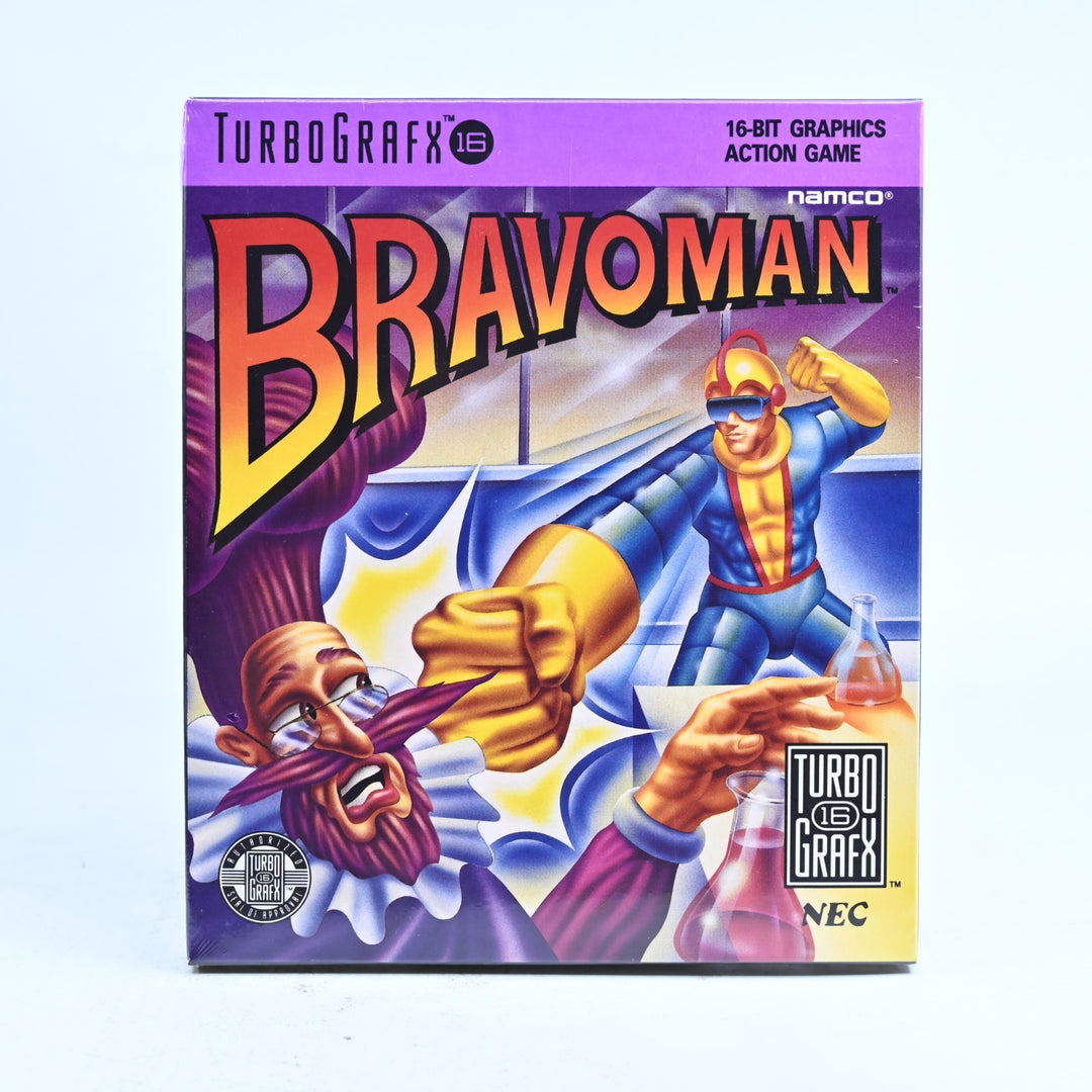 Bravoman - SEALED! - TurboGrafx-16 / PC Engine Boxed Game - NTSC-U/C
