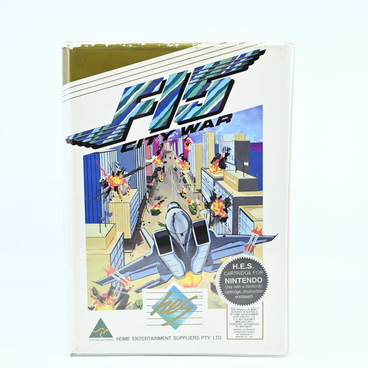 F15 City War - Piggy Back Cartridge - H.E.S / NES Game - PAL - Check Description