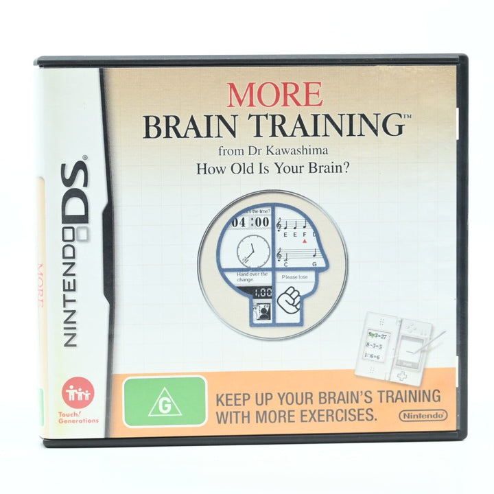 More Brain Training from Dr Kawashima - Nintendo DS Game - PAL - FREE POST!