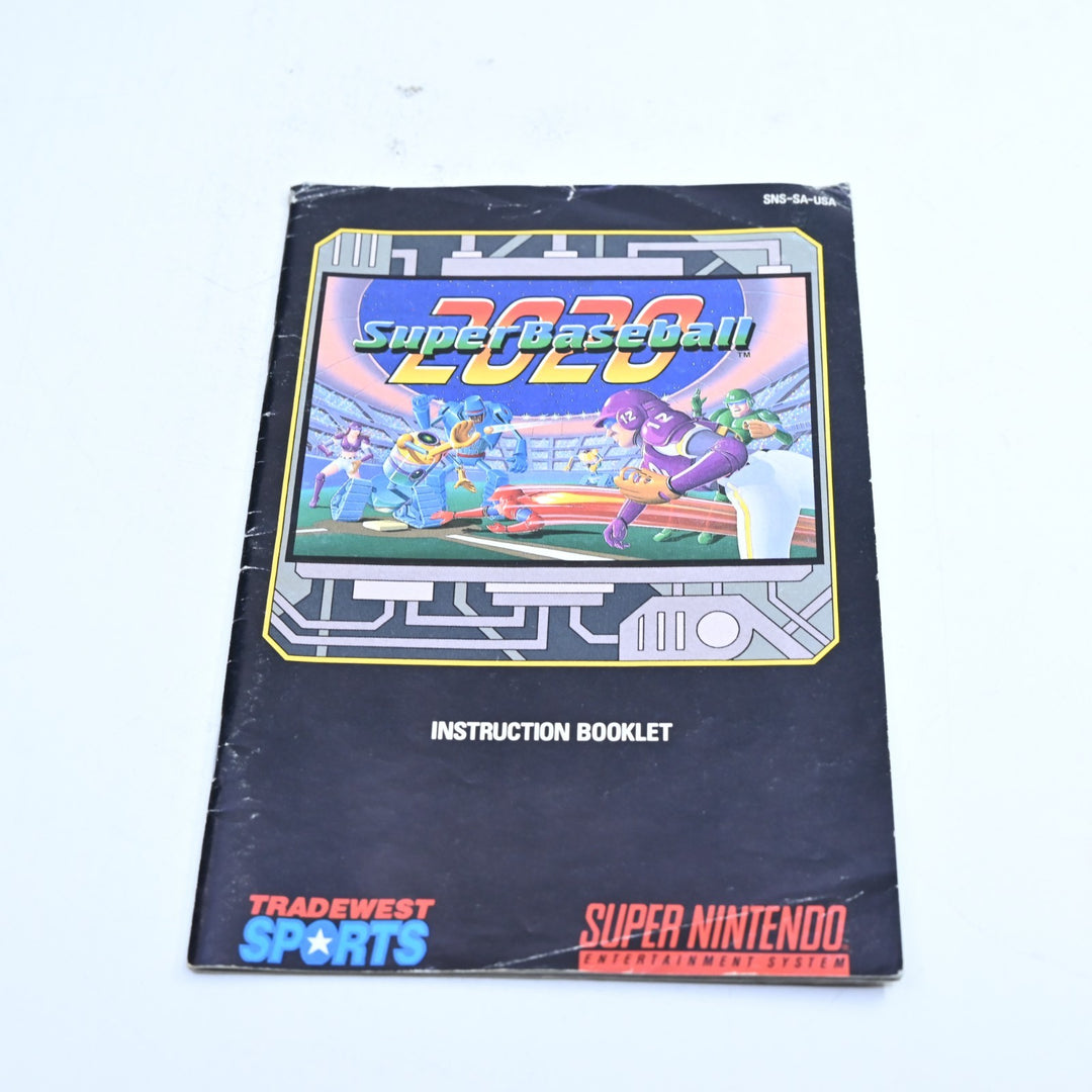 Super Baseball 2020 - Super Nintendo / SNES Boxed Game - NTSC-U/C