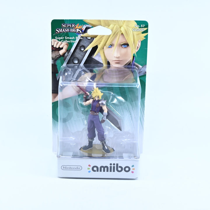 SEALED! - Cloud Amiibo No. 57 - Super Smash Bros. Collection - Toy