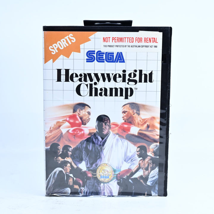 Heavyweight Champ - Sega Master System Game - No Manual - PAL - FREE POST!