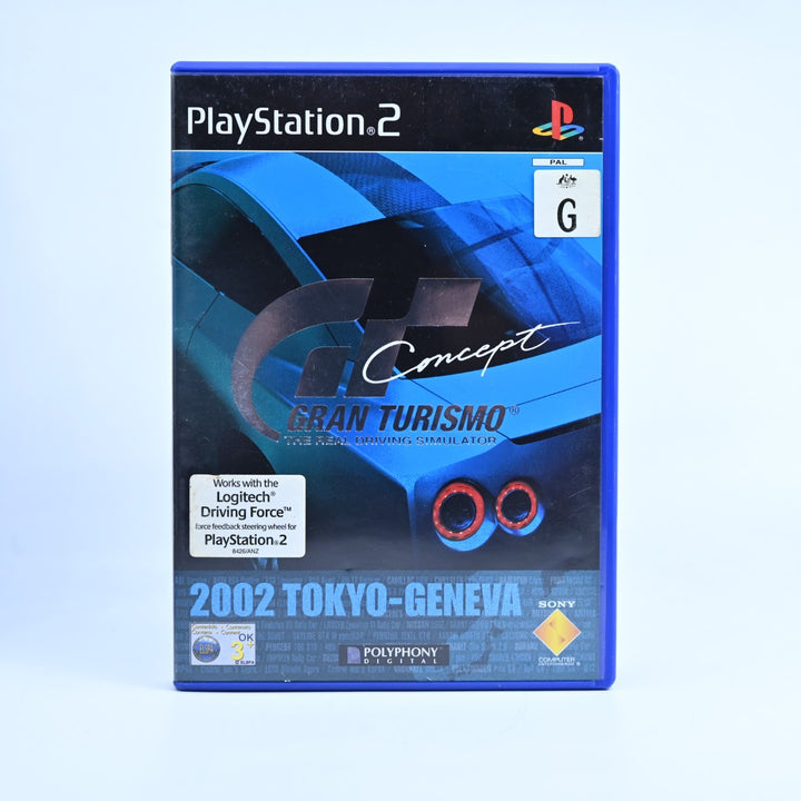 Gran Turismo Concept 2002 Tokyo-Geneva - PS2 Game + Manual - PAL