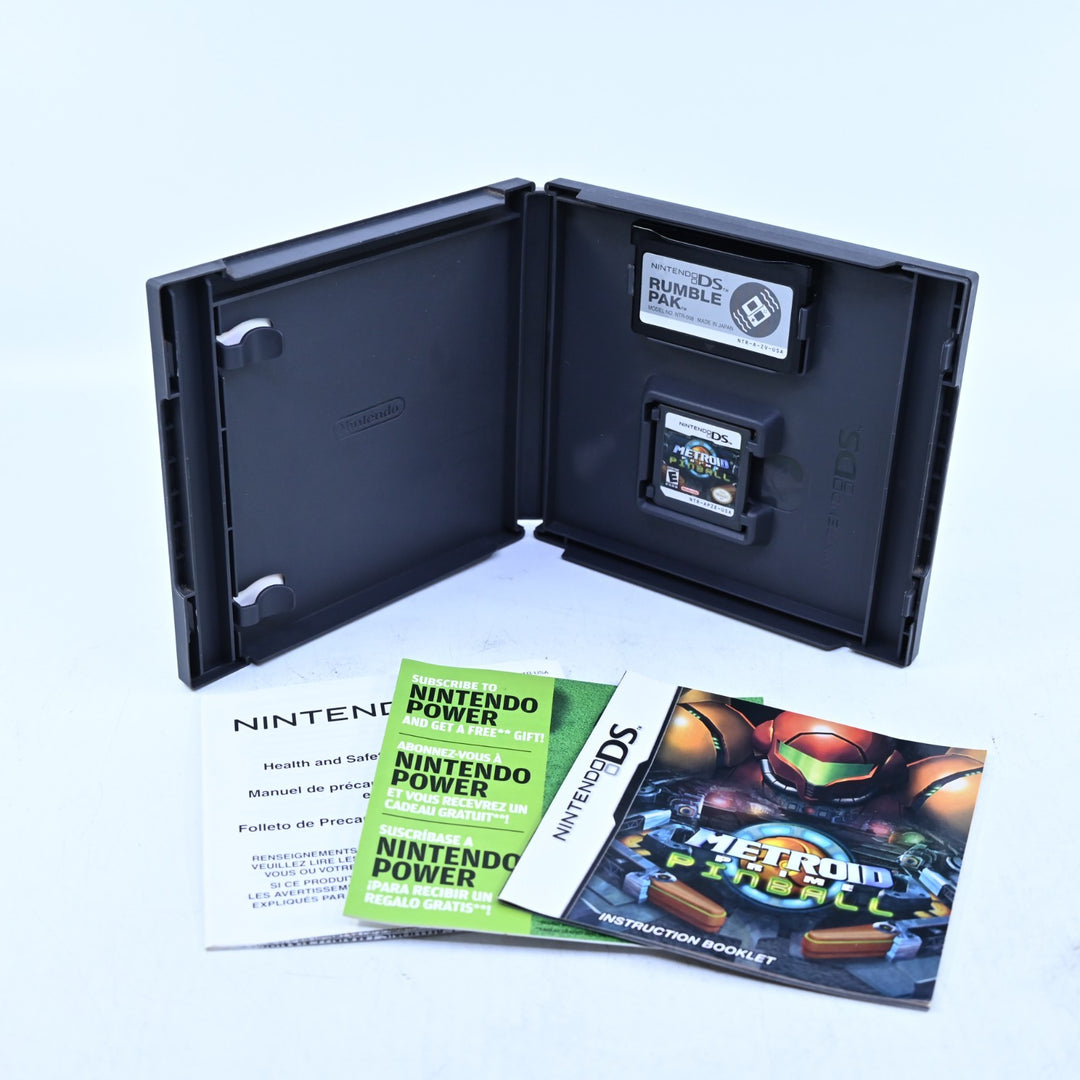 Metroid Prime Pinball - Nintendo DS Game - PAL + Manual + Rumble Pak