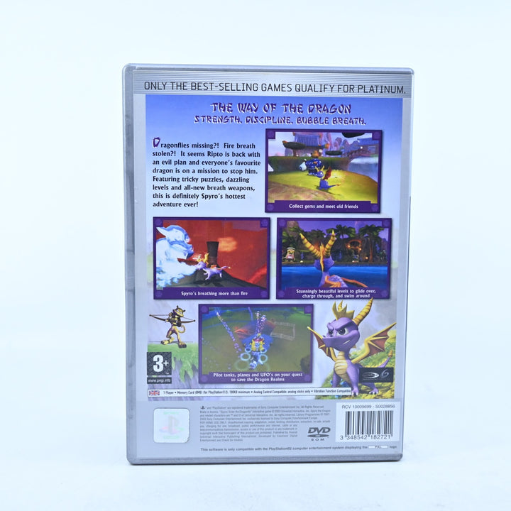Spyro: Enter the Dragonfly - Sony Playstation 2 / PS2 Game + Manual - PAL