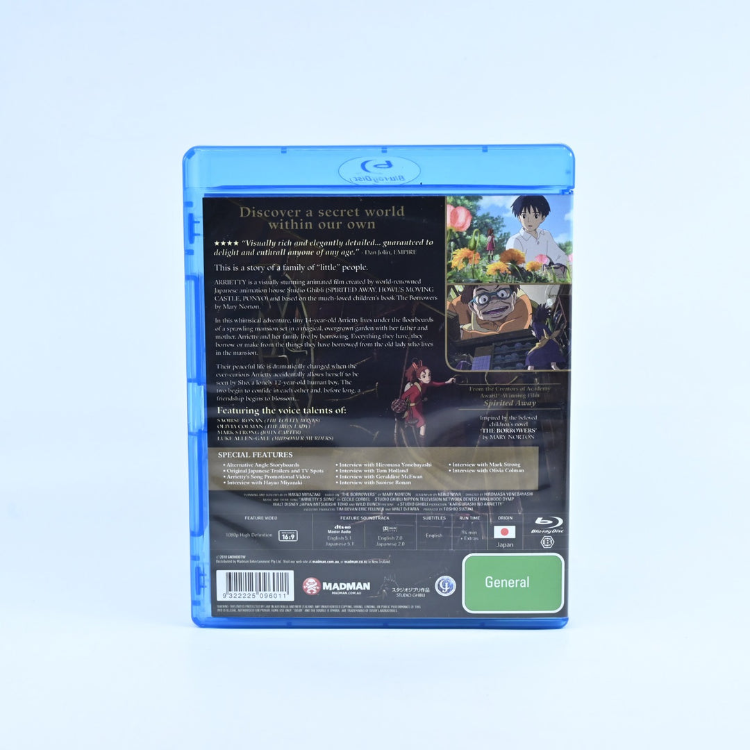 Arrietty - Studio Ghibli / Madman - Region B - Anime Blu-ray