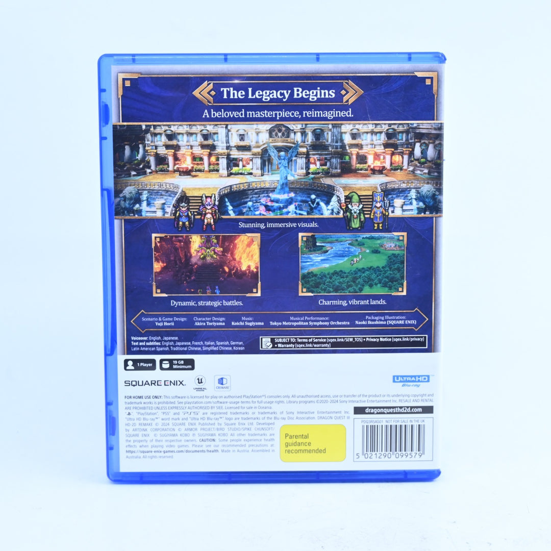 Dragon Quest III 3 HD-2D Remake - Sony Playstation 5 / PS5 Game - FREE POST!