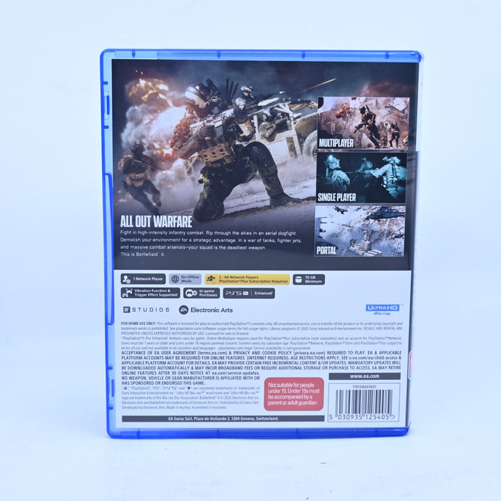 Battlefield 6 - Sony Playstation 5 / PS5 Game - MINT DISC!