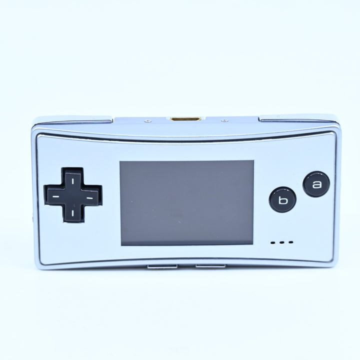 OXY-001 Silver - Nintendo Gameboy Micro Boxed Console - FREE POST!