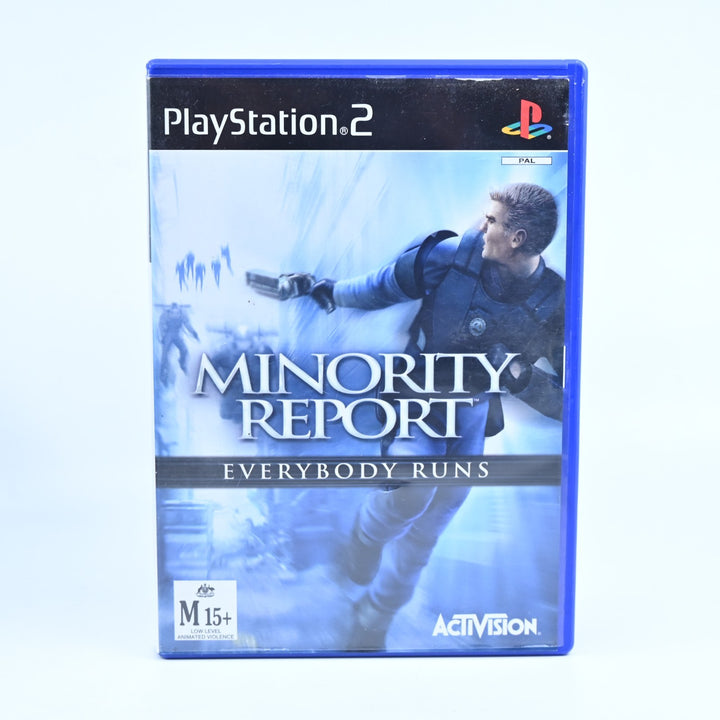 Minority Report - Sony Playstation 2 / PS2 Game + Manual - PAL - MINT DISC!