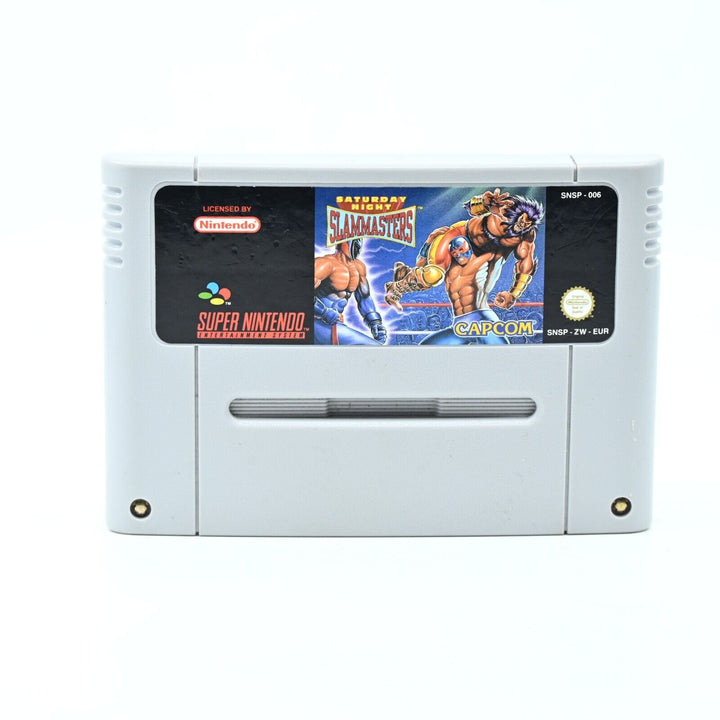 Saturday Night Slammasters - Super Nintendo / SNES Game - PAL - FREE POST!