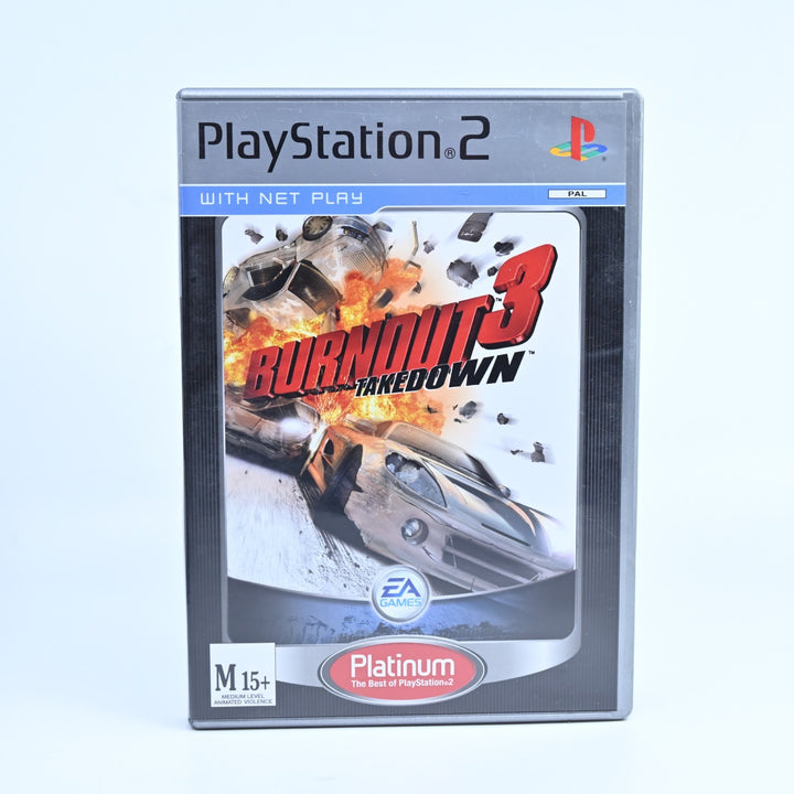 Burnout 3: Takedown - Sony Playstation 2 / PS2 Game + No Manual - PAL