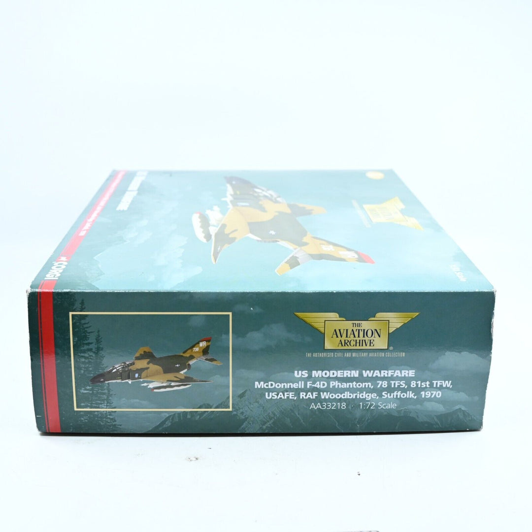 Corgi Aviation McDonnell F-4D Phantom 78 TFS AA33218 - Die Cast Plane