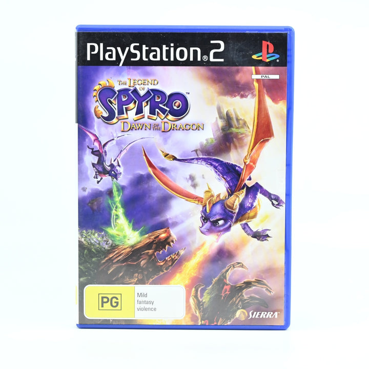 The Legend of Spyro Dawn of the Dragon - Sony Playstation 2 / PS2 Game + Manual