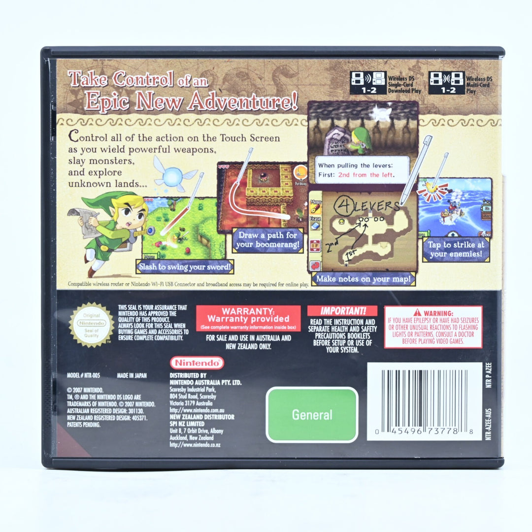 The Legend of Zelda: Phantom Hourglass - Nintendo DS Game - PAL + Manual