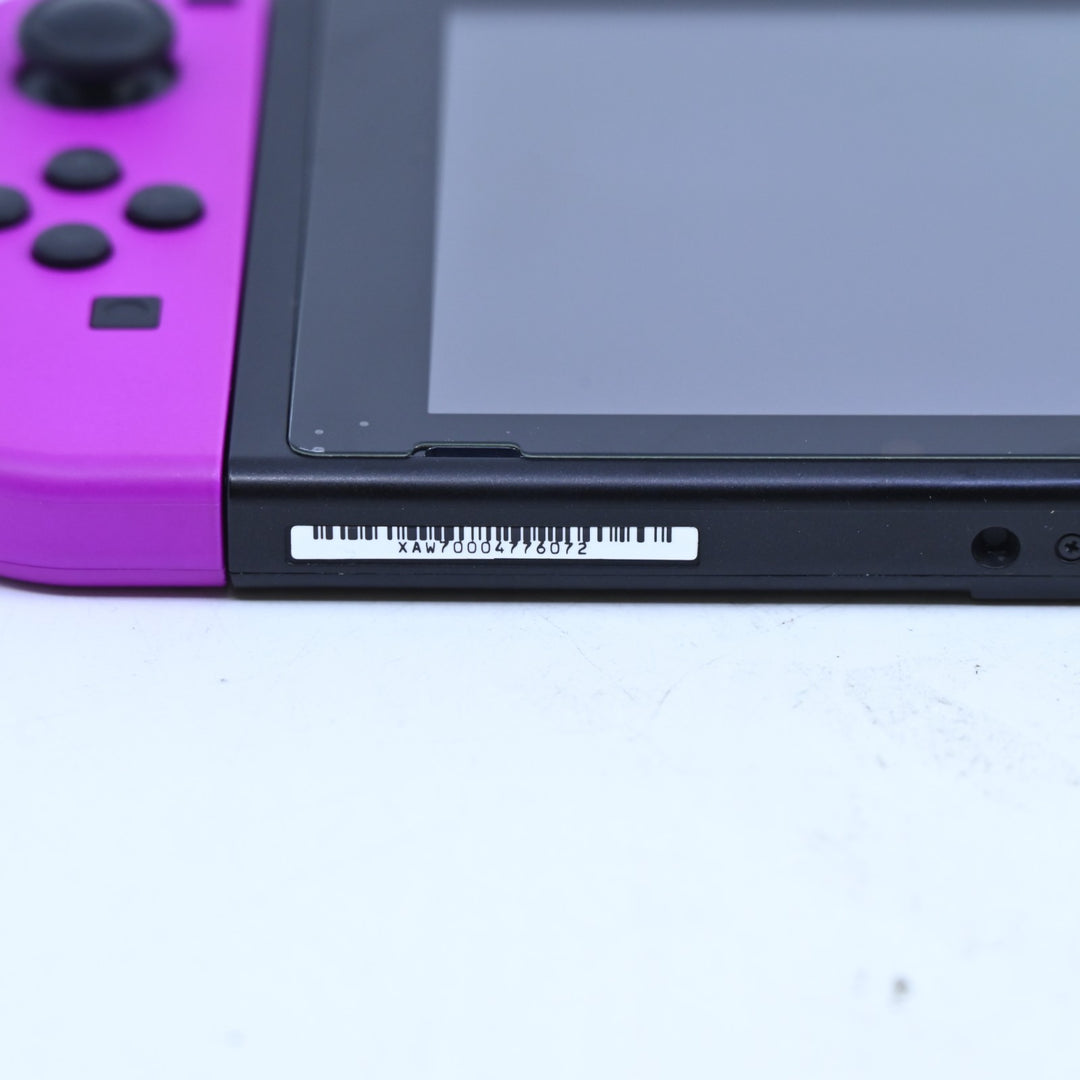 Purple / Neon Orange  Nintendo Switch  - Nintendo Switch Boxed Console - PAL