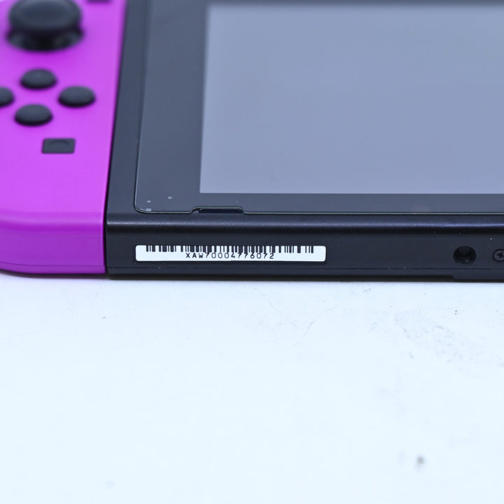Purple / Neon Orange  Nintendo Switch  - Nintendo Switch Boxed Console - PAL