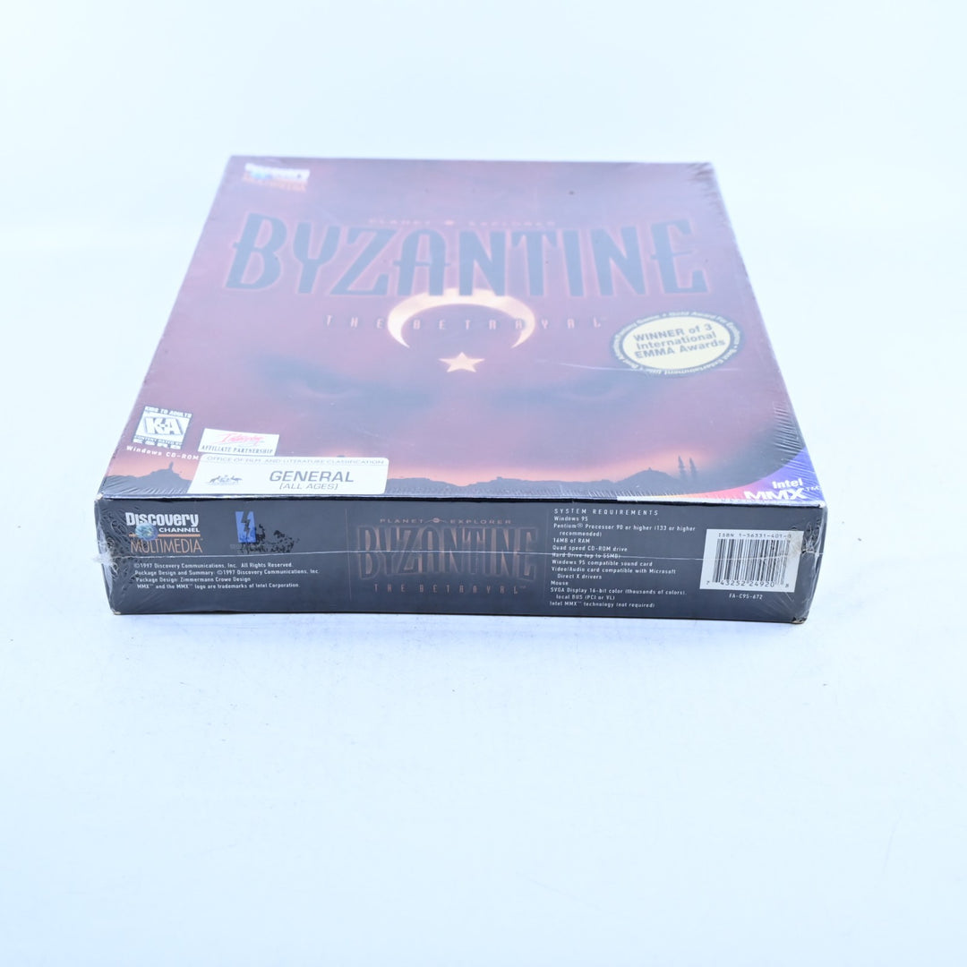 Byzantine: The Betrayal - Big Box - Discovery Channel - PC Game SEALED!